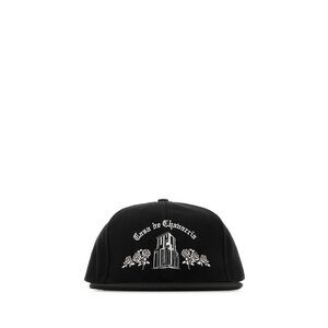 Willy Chavarria Men Black Polyester Casa De Chavarria Baseball Cap